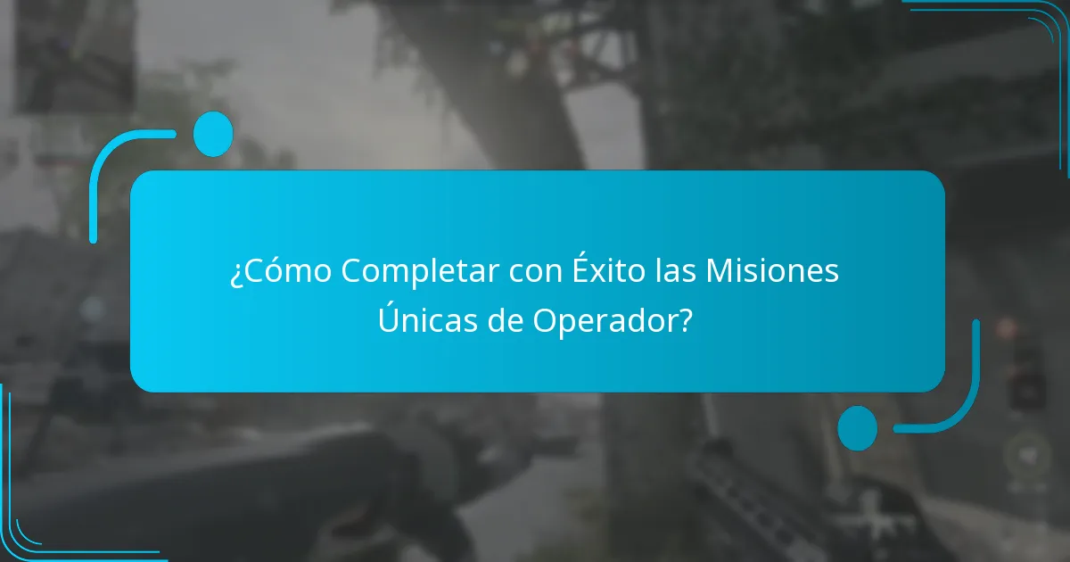¿Qué Operadores Tienen Misiones Únicas en los Desafíos de Eventos?