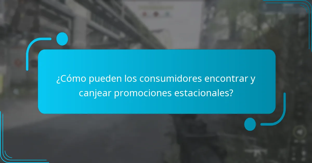 ¿Qué tipos de promociones estacionales son las más populares?