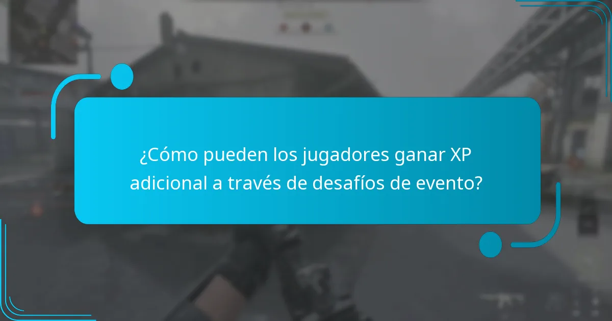 ¿Cómo pueden los jugadores ganar XP adicional a través de desafíos de evento?