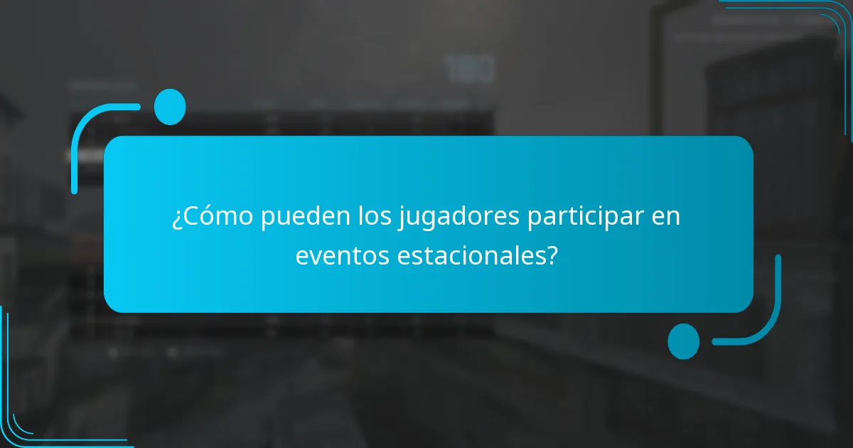 ¿Qué artículos únicos se pueden ganar en los eventos estacionales?