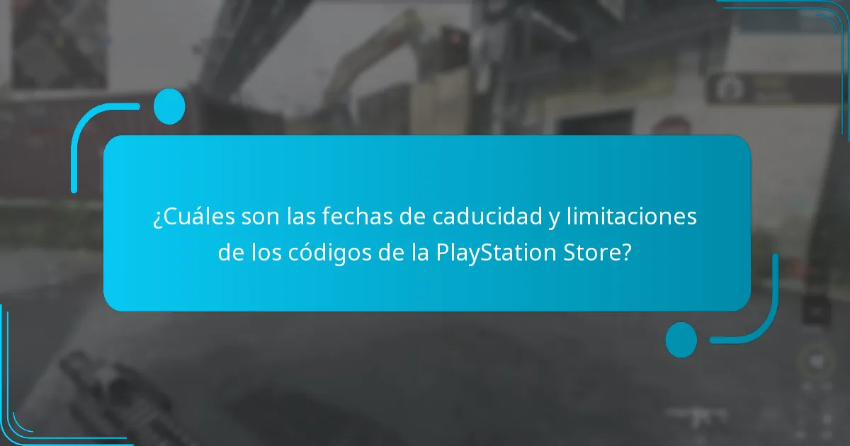 ¿Cuáles son las fechas de caducidad y limitaciones de los códigos de la PlayStation Store?