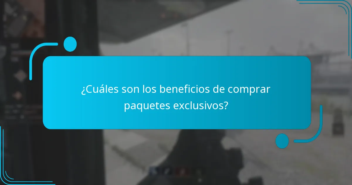 ¿Cómo se comparan los paquetes exclusivos con los paquetes regulares?