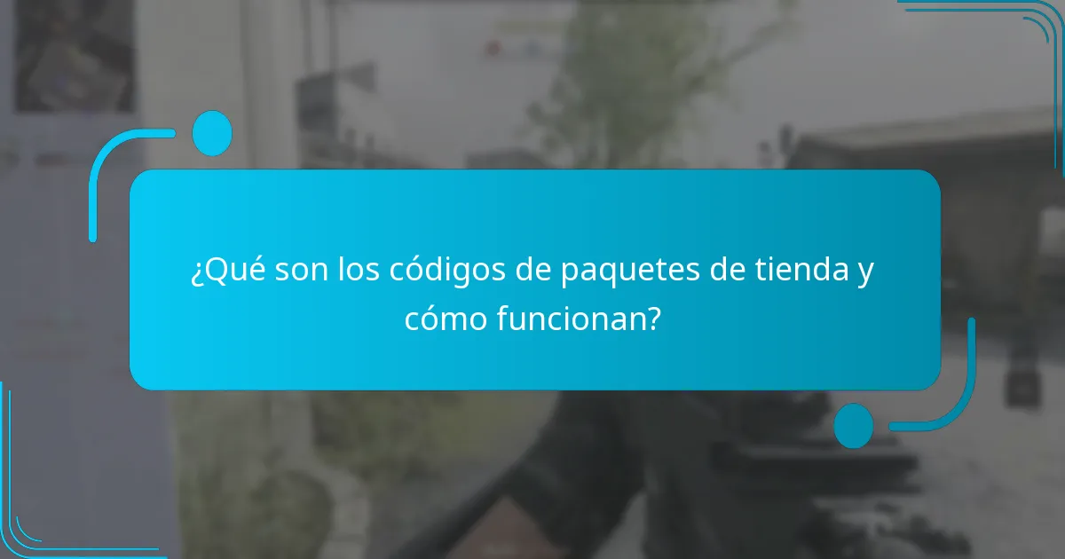 ¿Cómo aplicar y canjear efectivamente los códigos de paquetes de tienda?
